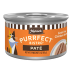 Merrick Purrfect Bistro Grain Free Adult Chicken Pate Cat Food (3oz)
