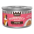 Merrick Purrfect Bistro Grain Free Adult Salmon Pate Cat Food (3oz)