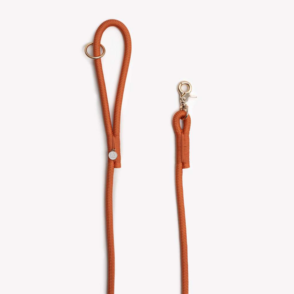 'Terracotta' - Braided Rope Leash