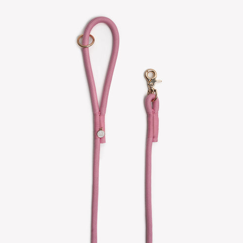 'Pink' - Braided Rope Leash