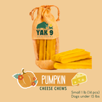 Pumpkin Cheese Chews for Dogs