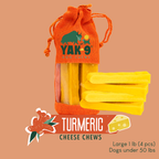 Turmeric Cheese Chews for Dogs