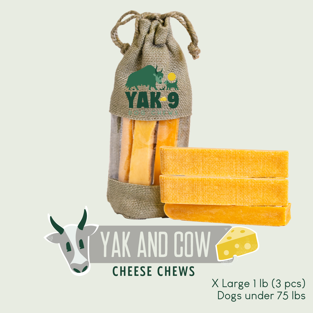 Yak and Cow Cheese Chews for Dogs