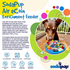 Air Nylon eCoin Lick Mat for Dogs - Durable Enrichment Toy | SodaPup