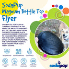 Magnum Bottle Top Flyer Rubber Frisbee for Heavy Chewers | Large | USA Made
