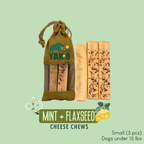 Flaxseed & Mint Cheese Chews for Dogs