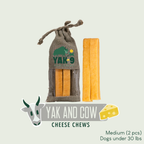 Yak and Cow Cheese Chews for Dogs