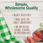 Nylabone Healthy Edibles All-Natural Long Lasting Roast Beef Dog Chew Treats (2pk) (1.5oz)