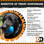 Double Trouble Dog Toy - Dual Chamber Treat Dispenser for Large Dogs | USA Made