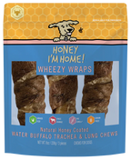 Honey Dog Buffalo Trachea Lung 6" (3pk)