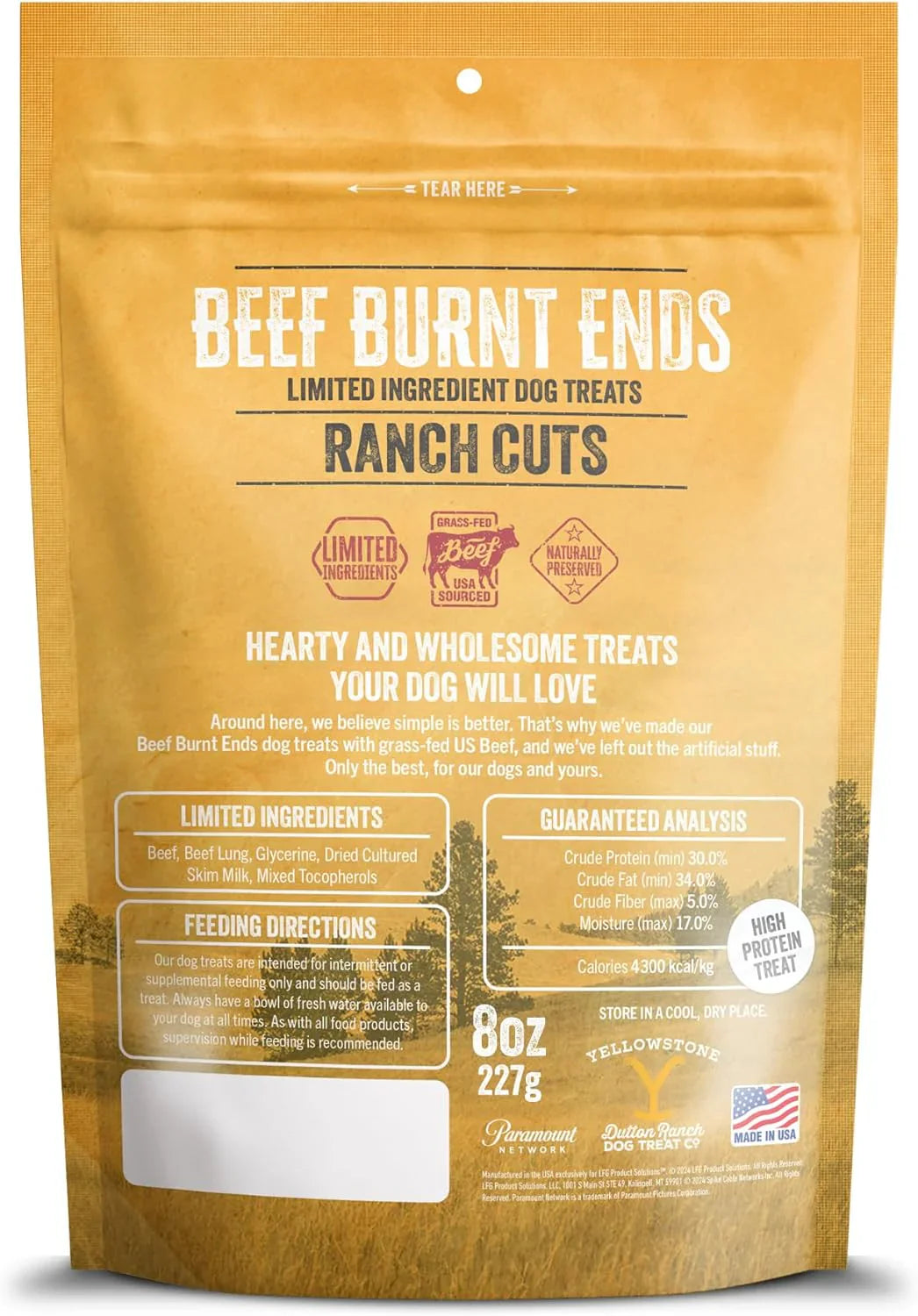 Yellowstone Ranch Cuts Burnt Ends Beef (8oz)