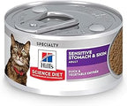 Hill's Science Diet Adult Sensitive Stomach & Skin Duck & Vegetable Entree (2.9oz)