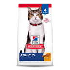 Hill's Science Diet Senior 7+ Chicken Recipe Dry Cat Food (4lb)