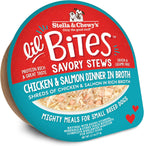 Stella & Chewy's Lil' Bites Savory Stews Chicken & Salmon Dinner in Broth Dog Food (2.7oz)