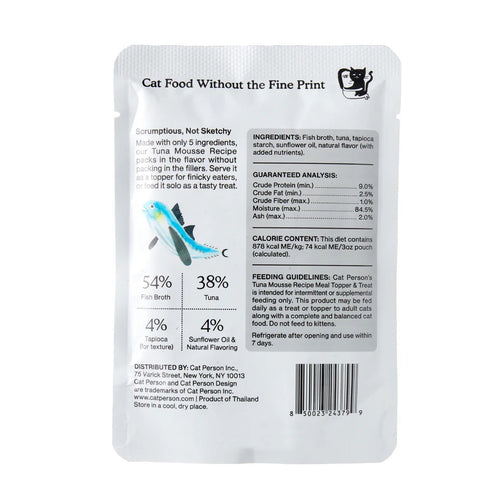 Cat Person Cat Mousse Tuna 3oz Pouch