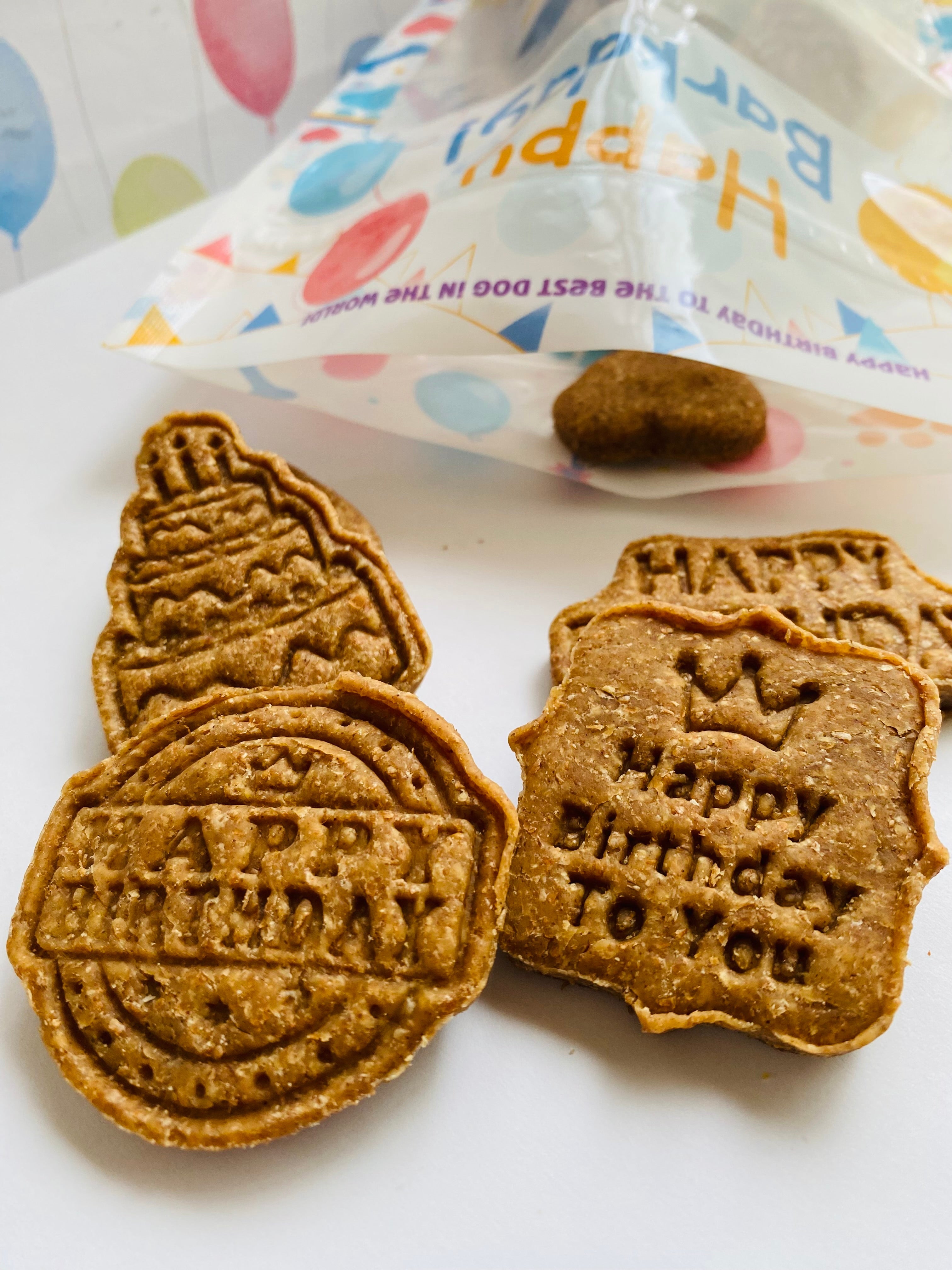 Tootsies & Treats Peanut Butter Treats Happy Barkday Bag (10oz)