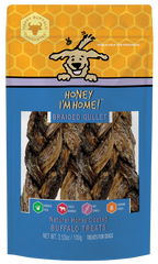 Honey Dog Buffalo Braided Gullet (3.53oz)