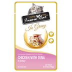 Fussie Cat Pouch - Chicken with Tuna in Gravy (2.47oz)