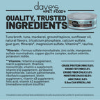 Dave's Naturally Healthy Grain Free Grilled Tuna & Mackerel Dinner In Gravy Wet Cat Food (5.5oz)