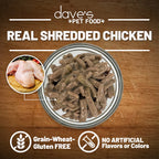Dave's Naturally Healthy Grain Free Shredded Chicken Dinner in Gravy Wet Cat Food (5.5oz)