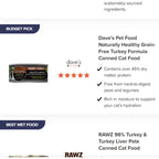 Dave's Naturally Healthy Grain Free Turkey Formula Wet Cat Food (5.5oz)