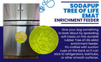 Tree of Life eMat - Enrichment Lick Mat For Dogs and Cats - With Suction Cups | Tree Design | USA Made