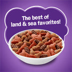 Friskies Surfin' & Turfin' Favorites With Flavors of Chicken, Ocean Whitefish, Salmon & Filet Mignon Dry Cat Food