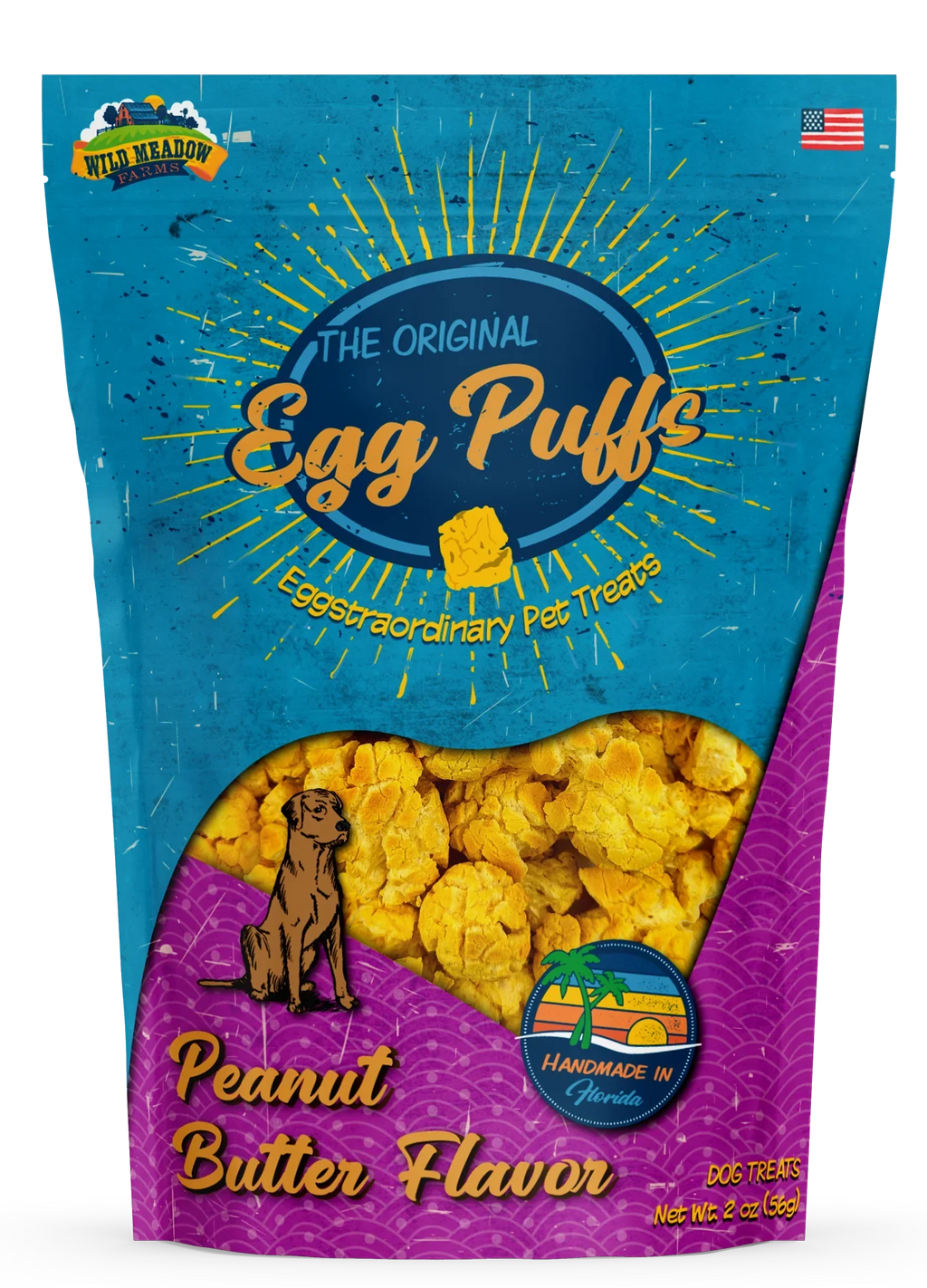 Wild Meadow Farms Egg Puffs Peanut Butter (2oz)