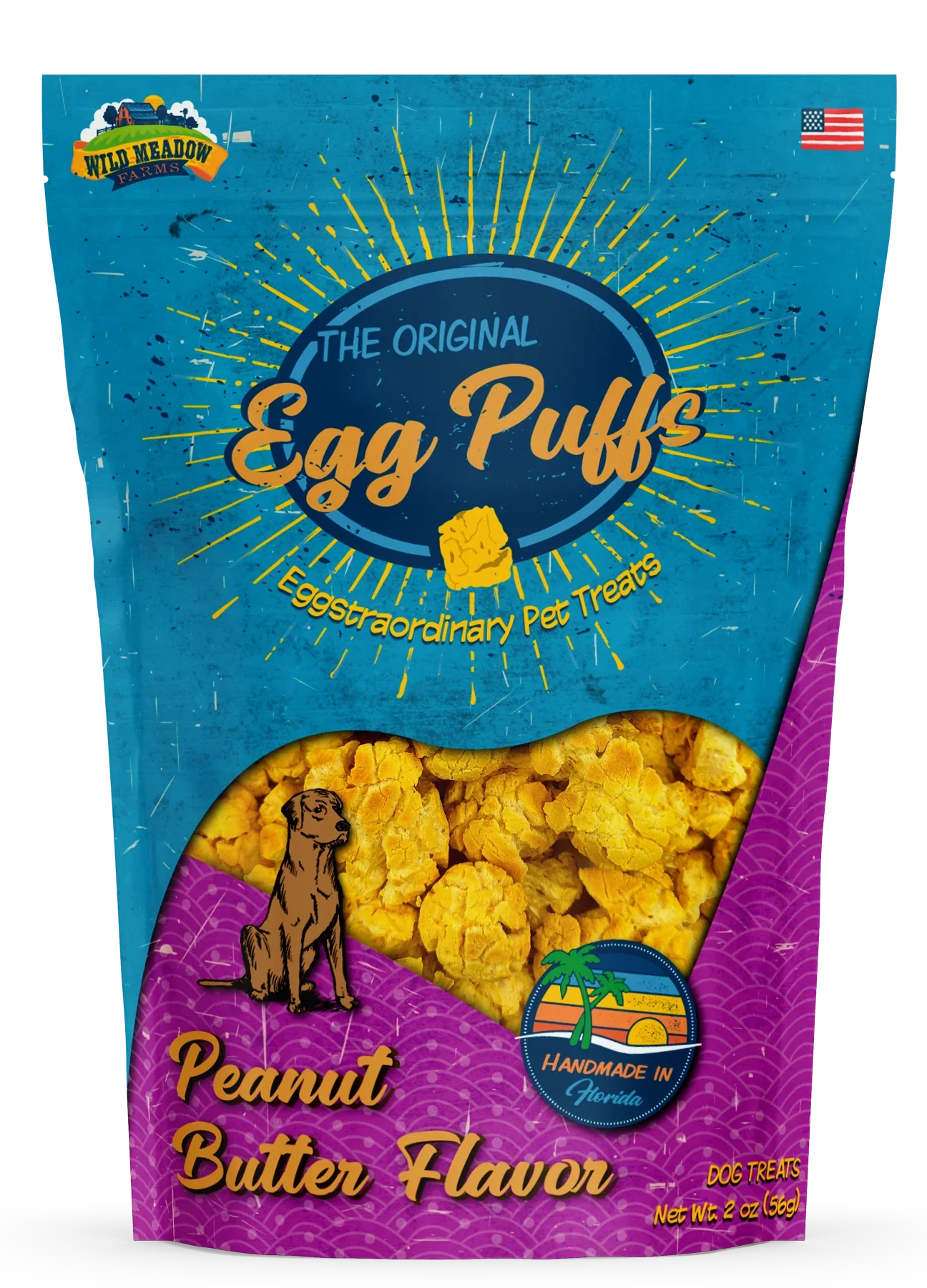 Wild Meadow Farms Egg Puffs Peanut Butter (2oz)
