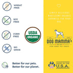 Dog Mamma's Organic Peanut Butter Banana Oven Baked Dog Treats (6oz)