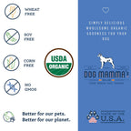 Dog Mamma's Organic Berry Banana Coconut Oven Baked Dog Treats 6oz
