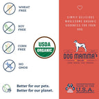 Dog Mamma's Organic Apple Cranberry Oven Baked Dog Treats (6oz)
