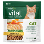 Freshpet Vital Grain Free Chicken Recipe w/ Vegetables & Eggs Cat Food (1lb)