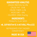 Dogtastic Peanut Butter for Dogs with Flax Seed - Xylitol-Free | USA Made - 50% off
