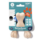 BetterBone SOFT Durability CHEW TOY: Natural Plant-Based Ingredients, Perfect for Teething Puppies, Senior Dogs & Gentle Chewers