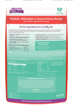 Health Extension All Life Stages Grain Free Buffalo, Whitefish and Sweet Potato Dog Food