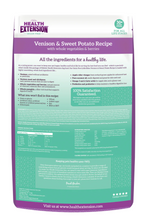 Health Extension All Life Stages Grain Free Little Bites Venison and Sweet Potato Dog Food