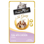 Fussie Cat Pouch - Tuna with Chicken in Gravy (2.47oz)