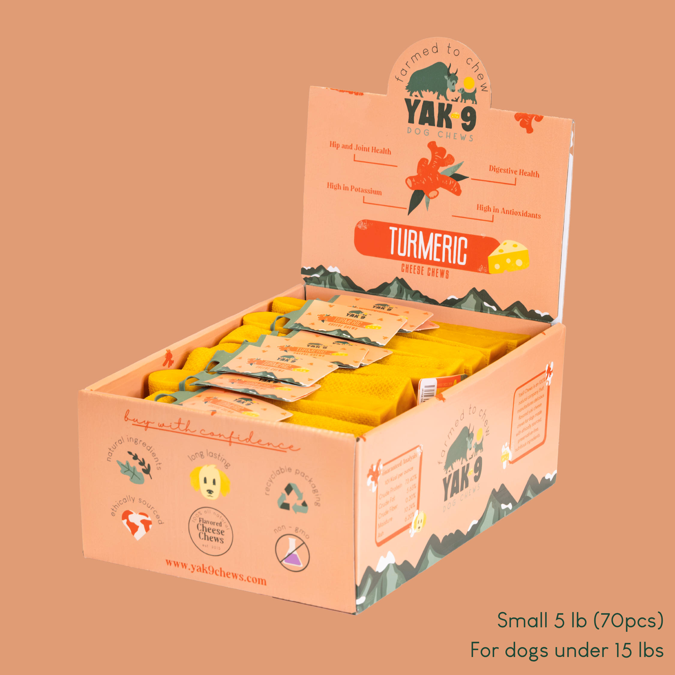 Turmeric Cheese Chews for Dogs