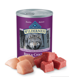 Blue Buffalo Wilderness Adult Grain-Free Beef & Chicken Grill Wet Dog Can (12.5oz)