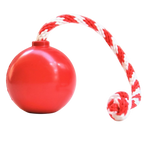 USA-K9 Cherry Bomb Rubber Dog Chew Toy | K9 Handler Reward Toy | Blue | USA Made