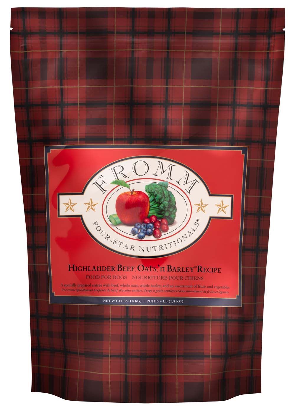 Fromm 4 Star All Life Stages Highlander Beef Dry Dog Food