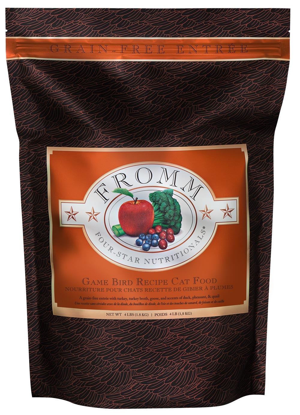 Fromm 4 Star Adult Grain-Free Game Bird Dry Cat Food
