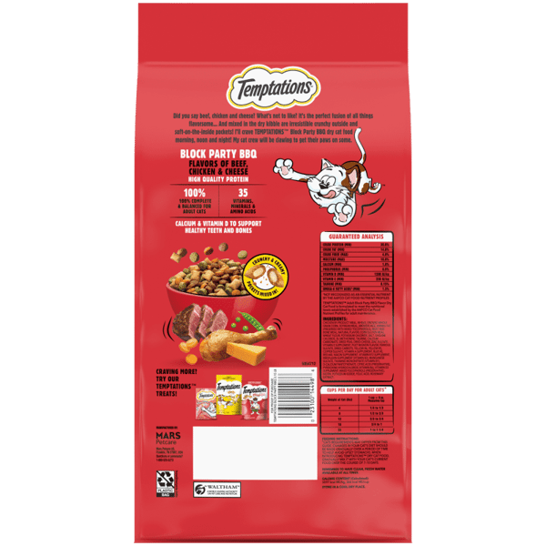 Temptations Block Party BBQ Dry Cat Food