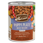 Merrick Grain Free Puppy Plate Beef Wet Dog Food (12.7oz)