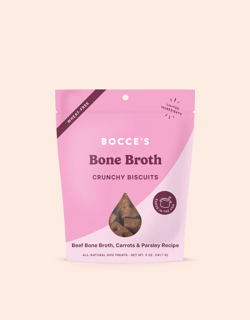 Bocce's Bone Broth Dog Biscuits (5oz)