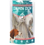 Tickled Pet Salmon Skins Flat Dog Treats (6oz)