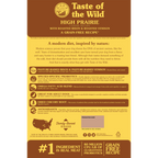 Taste of the Wild Adult High Prairie Bison byand Venison Canine Food
