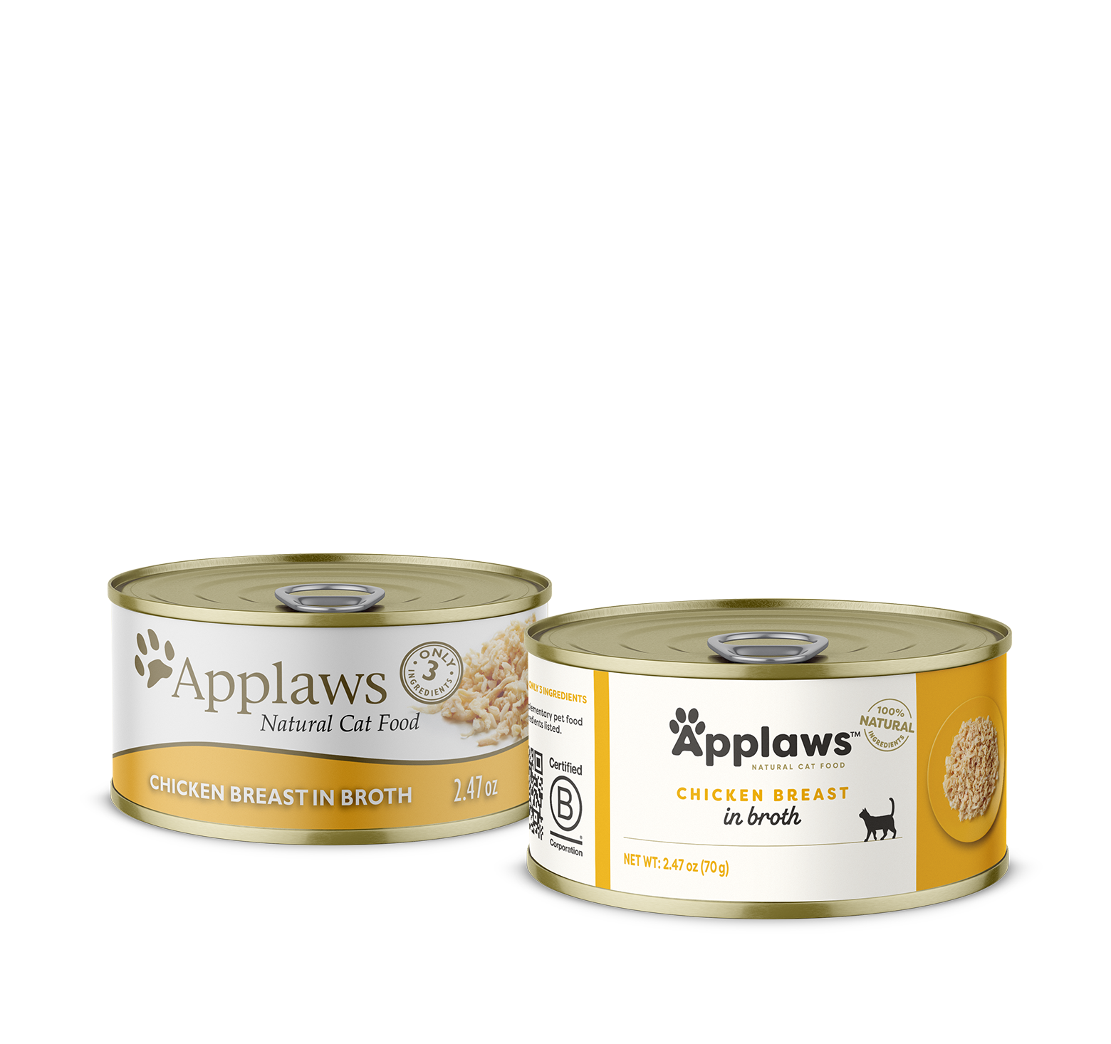 Applaws Adult Chicken Breast in Broth Wet Cat Food (2.47oz)