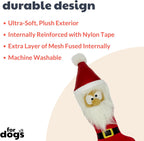 Huxley & Kent Dog Power Plush Silly Santa Bone